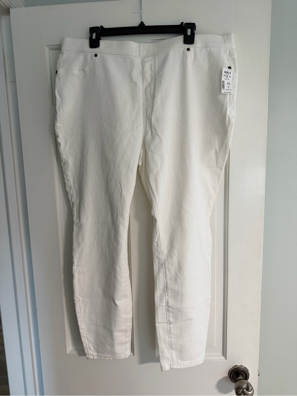 Simply Vera Vera Wang Cream White Pull-On Women’s Jeggings